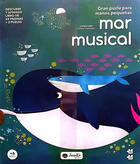 MAR MUSICAL LIBRO + 2 PUZZLES