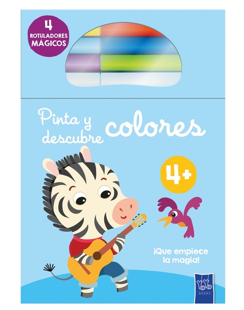 PINTA Y DESCUBRE COLORES CEBRA