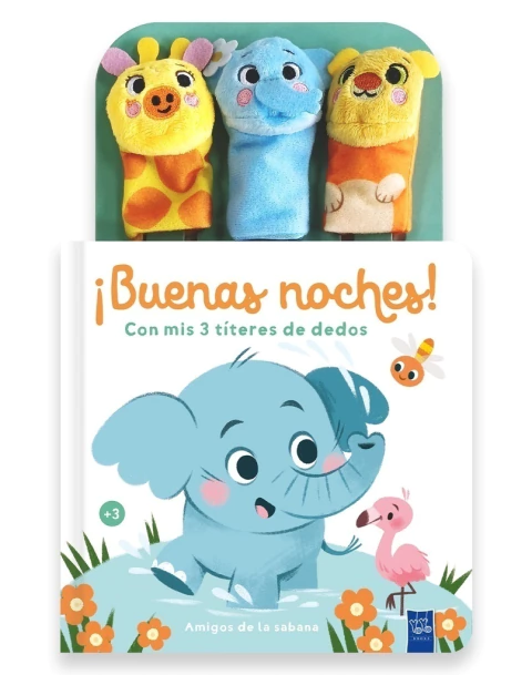 AMIGOS DE LA SABANA - BUENAS NOCHES 3 TITERES DE DEDO