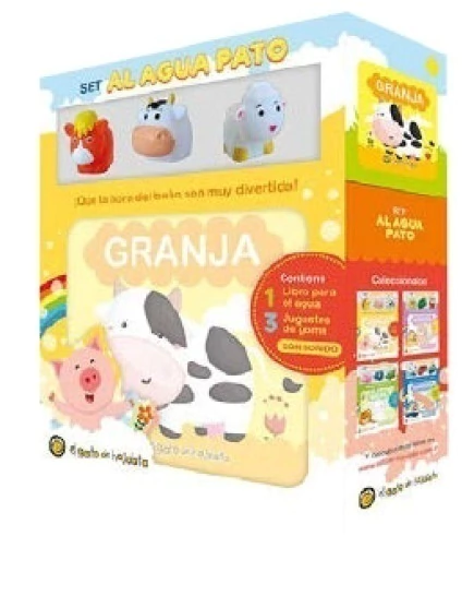 Granja - Set al agua pato - Libro de baño. ¡Podés conseguirlo en Quiero Libros!