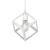 Lámparas colgante de techo Colgante "CUBO" de 1 luz en blanco o negro - comprar online