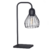 Velador lampara de escritorio mesita de 1 luz Velador "PORTO" jaula (Ancho:123 x H: 382mm)