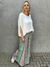 Calça Pantalona Estampada Lia Feminina - loja online