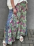 Calça Pantalona Estampada Lia Feminina - comprar online