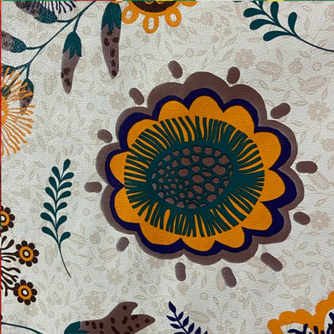 Cuerina Estampada Con Felpa - comprar online