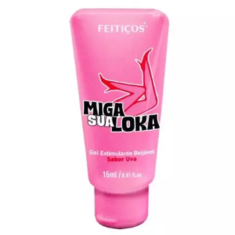 Gel Estimulante Beijável Miga Sua Loka Sabor Uva - Feitiços 9895 - comprar online