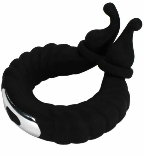 Anel peniano com vibro e pontas estimuladoras MLNA1044