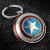 Chaveiro Escudo do Capitão América | Produtos Geek