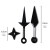 Kit Fantasia de Ninja Kunais de Brinquedo e Shurikens | Acessórios Anime Cosplay - BRnerds | Loja Geek, Artigos Nerds e Presentes Geek