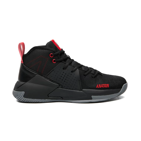 ZAPATILLA HOMBRE KARIM BSKT FULL BLACK RED - comprar online