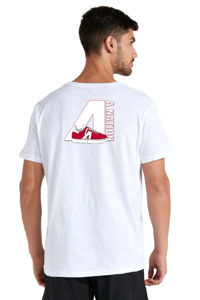 REMERA HOMBRE BASIC WHITE CON LOGO - comprar online