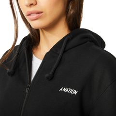 W - CAMPERA BASIC HOODIE BLACK - tienda online