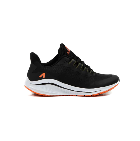ZAPATILLA HOMBRE ALPHA MOTION BLACK- ORANGE