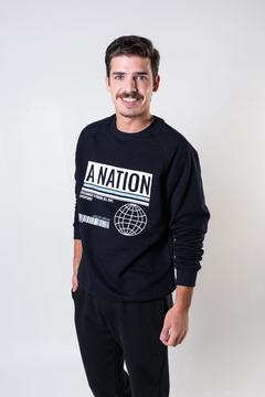 BUZO CUELLO REDONDO LUTHER NAVY
