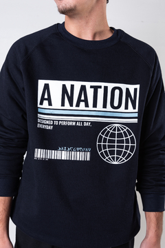 BUZO CUELLO REDONDO LUTHER NAVY - comprar online