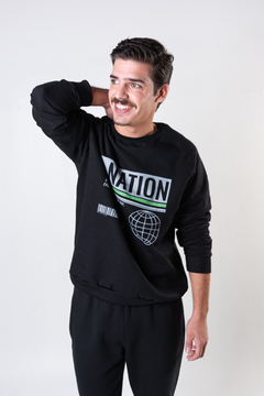 BUZO CUELLO REDONDO LUTHER BLACK - comprar online