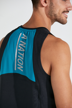 MUSCULOSA POLUX BLACK BLUE - comprar online