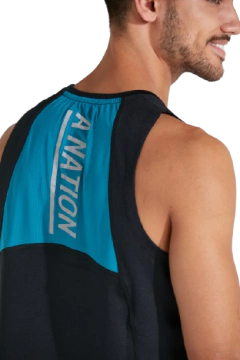 MUSCULOSA HOMBRE POLUX BLACK BLUE en internet