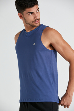 MUSCULOSA POLUX BLUE BLACK - A NATION
