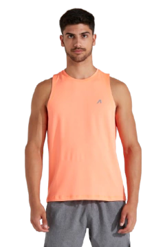 MUSCULOSA HOMBRE POLUX ORANGE GRAY - comprar online