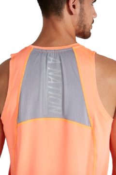 MUSCULOSA HOMBRE POLUX ORANGE GRAY - tienda online