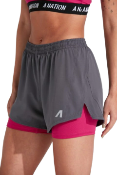 SHORT MUJER PRIX GRAY FUCSIA en internet