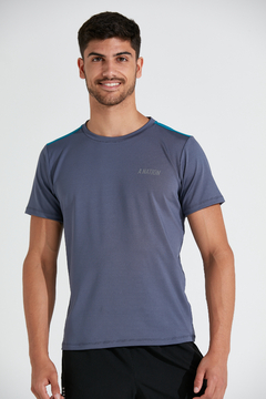 REMERA LUCIUS DARK GRAY BLUE