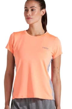REMERA MUJER ANUKIS ORANGE DARK GREY - comprar online