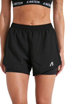 SHORT MUJER PRIX BLACK BLACK - comprar online