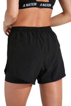 SHORT MUJER PRIX BLACK BLACK - A NATION