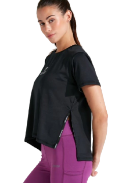 REMERA MUJER ATRIX BLACK - A NATION