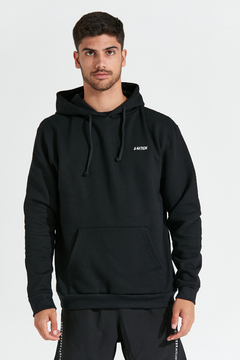 BUZO HOMBRE BASIC HOODIE BLACK - comprar online