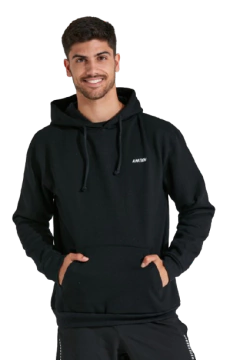 BUZO HOMBRE BASIC HOODIE BLACK - tienda online