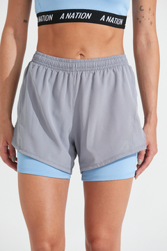 SHORT PRIX GRAY BLUE