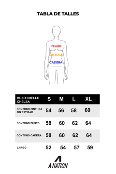 BUZO CHELSEA MUJER BLACK - tienda online