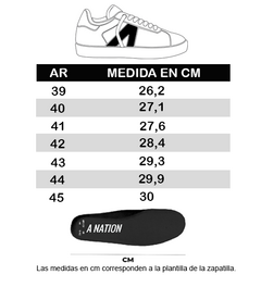 ZAPATILLA LOTHAR FULL BLACK WHITE (M) - A NATION