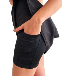 POLLERA ZAPATILLA SHORT SERENA BLACK en internet