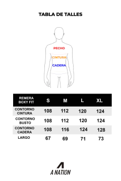 REMERA HOMBRE BOXY FIT GARRIX WHITE - A NATION