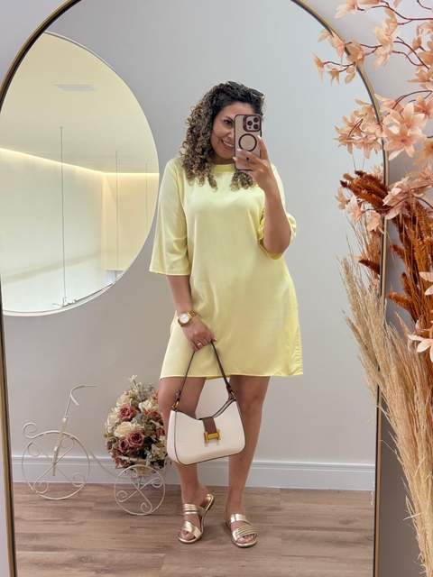 Vestido Carina- amarelo