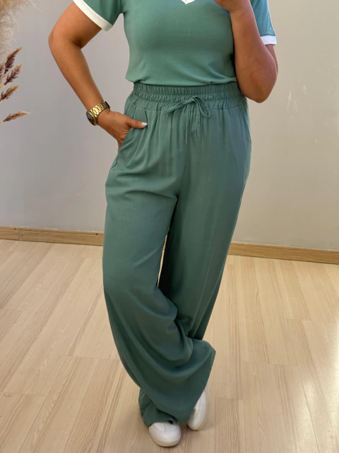 Calça pantalona- cores - comprar online