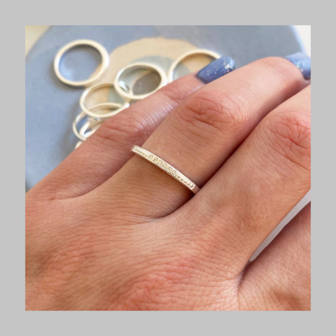 #CM477 - Anillo medio sin fin