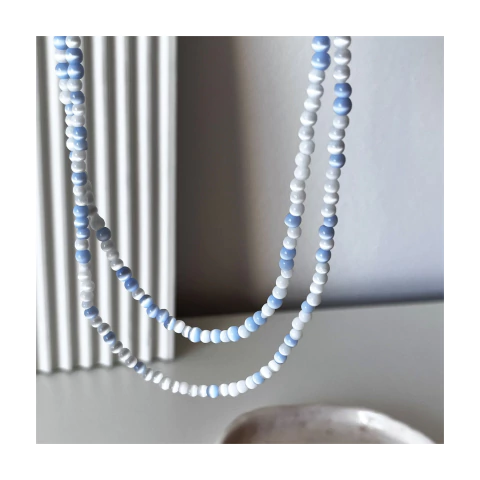 #Csd350 - Collar piedra sintetica