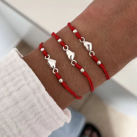 Pulsera corazón - Plata 925