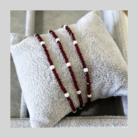 #P477 - Pulsera cristales