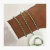 #P646 - Pulsera hilo y cristales