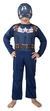 DISFRAZ CAPITAN AMERICA ECONOMICO TALLE 1 EDAD 5-6 AÑOS NEW TOYS