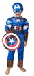 DISFRAZ CAPITAN AMERICA CON MUSCULOS TALLE 0 EDAD 3-4 AÑOS NEW TOYS