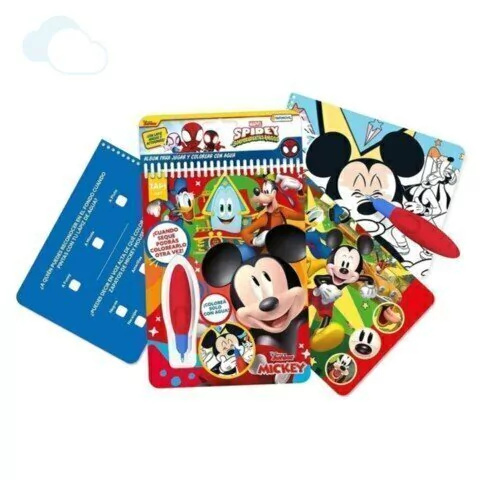 Mickey Mouse Set de Arte Aqua Wow Libro para colorear con agua Tapimovil