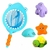 Juego de Pesa para Bañera con Red y 4 animlaes Baby Club