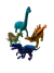 Dinosaurios en Bolsa x 4 Imposol